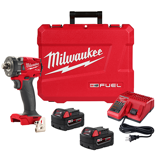 M18 FUEL 1/2 Compact Impact Wrench w/ Pin Detent Kit | Milwaukee Tool