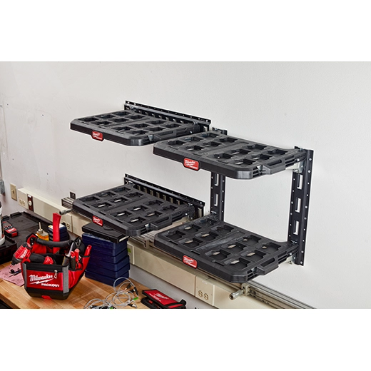 (2PC) Vertical E-Track for PACKOUT™ Racking Shelves | Milwaukee Tool
