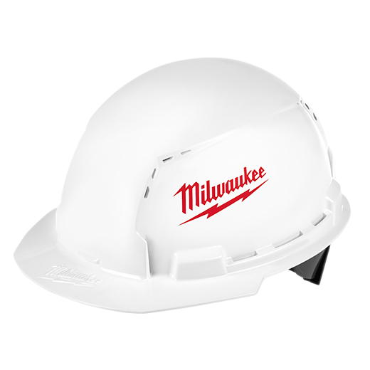 Milwaukee Tool Front Brim Vented Hard Hat with BOLT Accessories Type 1 Class C 