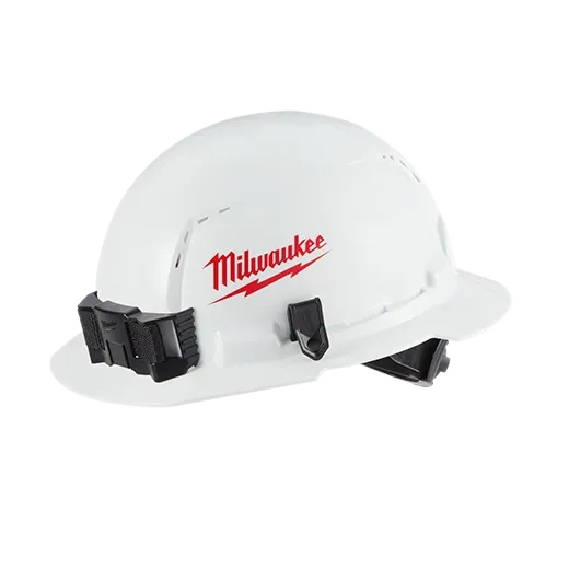 Full Brim Hard Hats with BOLT Accessories Milwaukee Tool