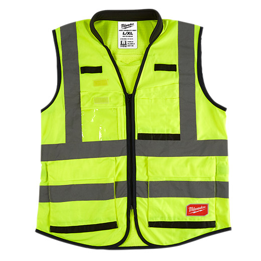 48-73-5042 - High Visibility Yellow Performance Safety Vest - L/XL