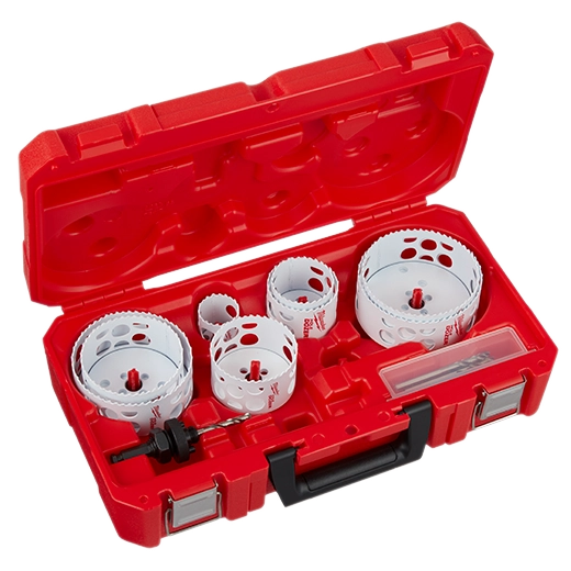 Plumber's Large Diameter Hole Saw Kit