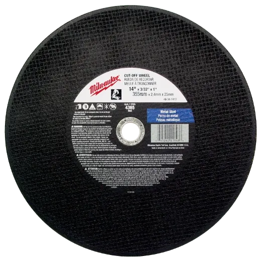 Type 1 CutOff Wheels for Stationary CutOff Tools