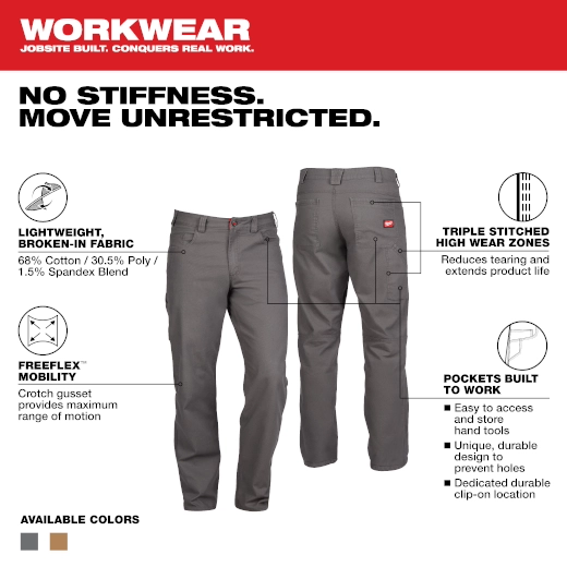 stretchy work pants