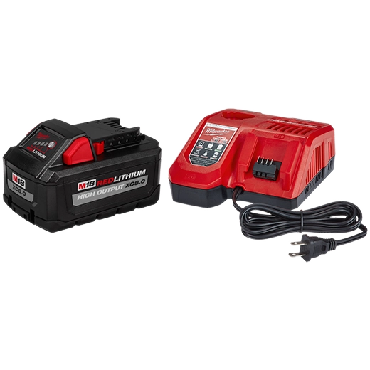 48-59-1880 - M18 REDLITHIUM™ HIGH OUTPUT™ XC8.0 Starter Kit w/ Rapid Charger
