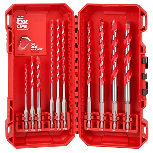 SHOCKWAVE Impact Duty™ Carbide Hammer Drill Bits Milwaukee Tool