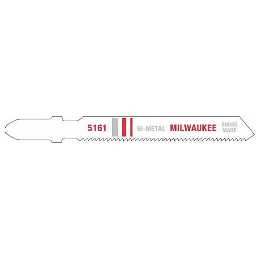 Milwaukee 48-42-2302 4" x 6 TPI U Shank Bi-Metal Wood Cutting Jigsaw Blade 5pk 