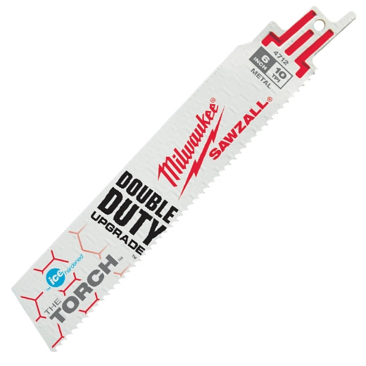 5 Pk 10 TPI Ice Hardened The Torch Sawzall Blades Milwaukee 48004712