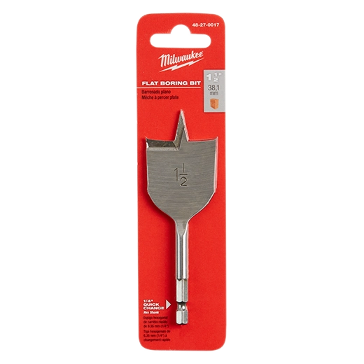 1 1 2 X 4 5 Flat Boring Spade Bit Milwaukee Tool