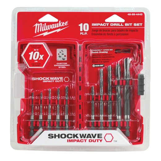SHOCKWAVE™ Hex Drill Bit Set (10 PC)