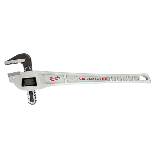 18" Large Offset Aluminum Pipe Wrench 18 inch Long Handle Plumbers Tool