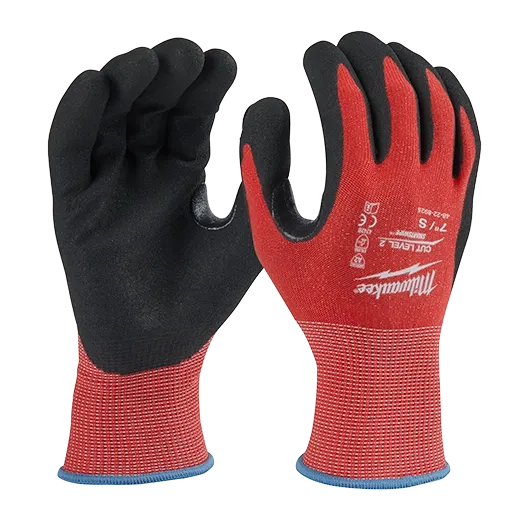 Product image for Milwaukee 48-22-8927 Cut Resistant Nitrile Dipped Gloves, ANSI Cut Level 2 - Large (1pr)