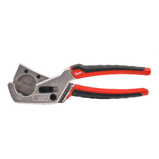 Milwaukee Ratcheting Pipe Cutter PVC PEX Pierce Point Blade Plumbing Hand Tool 