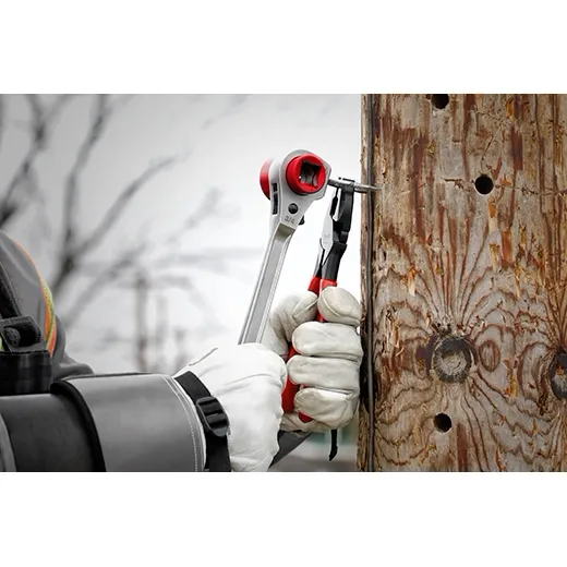 Lineman's HighLeverage Ratcheting Wrench Milwaukee Tool