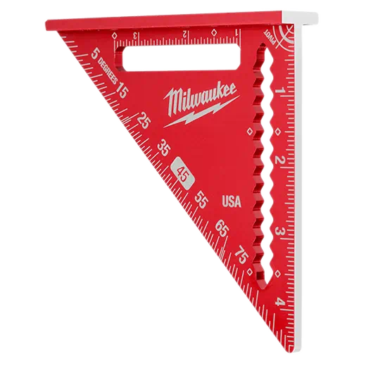Details about   Milwaukee Rafter Square Tool 1-6" Scribe Notches 1" Cutout 7" Reinforced Frame 