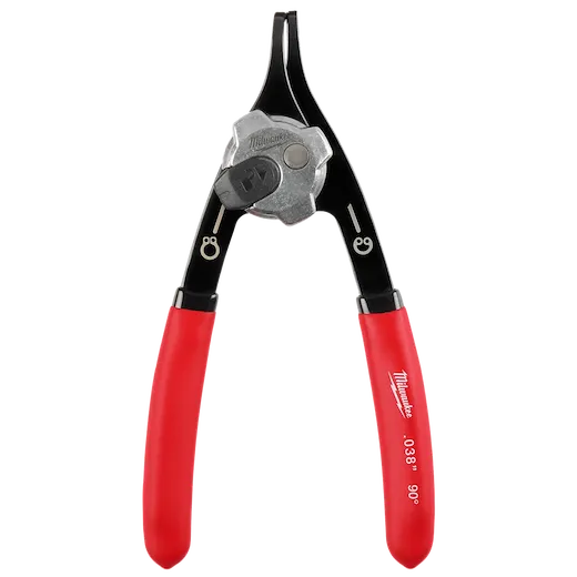 .038" Convertible Snap Ring Pliers 90° Milwaukee Tool