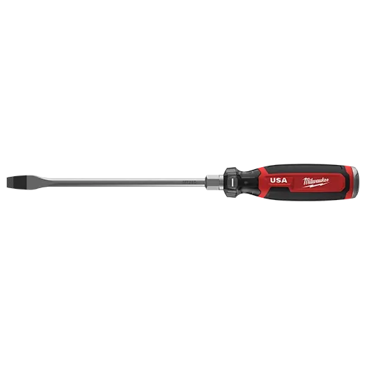 Product image for Milwaukee MT210 3/8" Slotted Cushion Grip Demolition Screwdriver, 8" Shaft (USA)