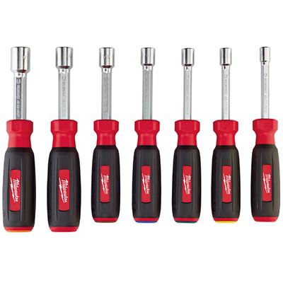 7 PC Magnetic HollowCore™ SAE Nut Driver Set