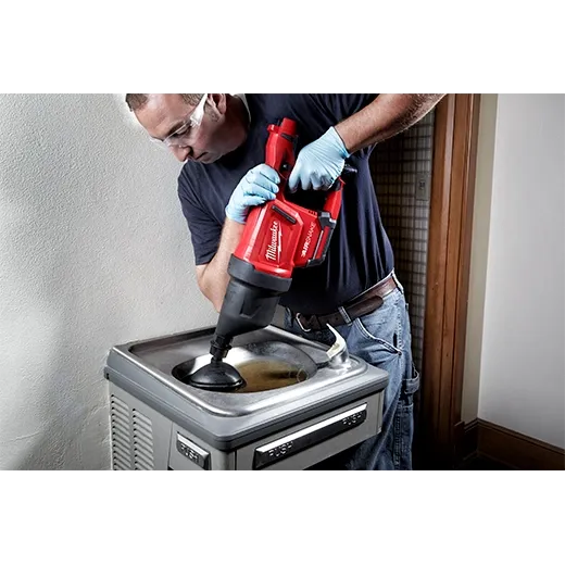 M12 AIRSNAKEDrain Cleaning Air Gun Kit Milwaukee Tool