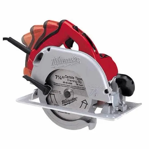photo Milwaukee Corded Circular Saw tilt lok 7 1 4 circular saw with case