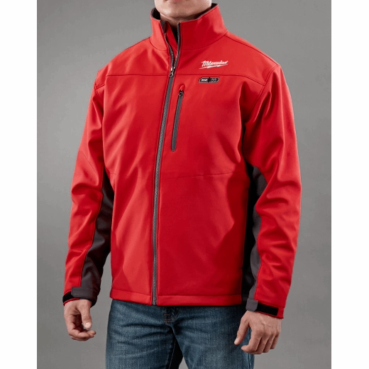 milwaukee heated jacket red