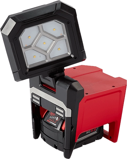 Milwaukee 2358-20 M18 ROVER 2000 Lumen Clamping Flood Light – Bare Tool, 18V LED