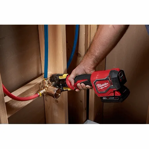 M18 Short Throw Press Tool Kit w/ Viega PureFlow Jaws Milwaukee Tool