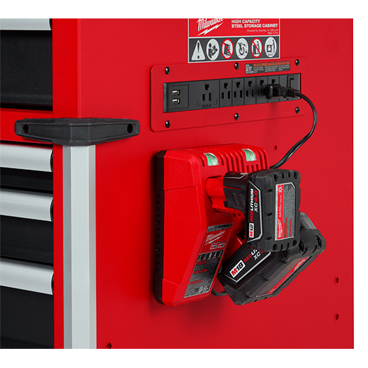 41" High Capacity Industrial 8Drawer Steel Storage Chest Milwaukee Tool