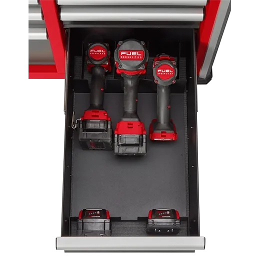 41" High Capacity Industrial 8Drawer Steel Storage Chest Milwaukee Tool