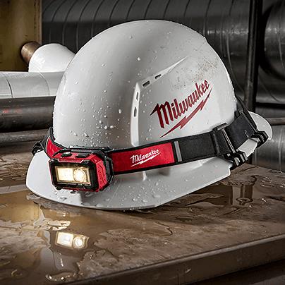 Luz Magnética Recargable Milwaukee 2012R - LED, Batería De Litio, Para Cascos O Tareas
